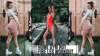 FULL HOME GYM LEG WORKOUT | GROW YOUR BOOTY, HAMSTRINGS, AND QUADS