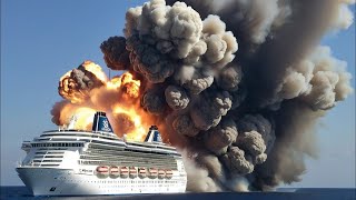 1 minute ago! Russian cruise ship carrying millions of tons of Korean ammunition sinks in the Black