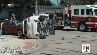 Injury 3 Vehicle Crash at 13th and Allen Streets in Hays, KS 8/25/21