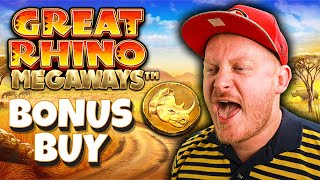 GREAT RHINO MEGAWAYS 🤩 CUMPARAM SPECIALE ➡️ BONUS BUY #casino #bonus #live