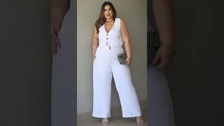 OUTFITS BONITOS Y COQUETOS PARA LLEVAR EL 24 DE DICIEMBRE MODA PARA MUJERES PLUS SIZE #shorts