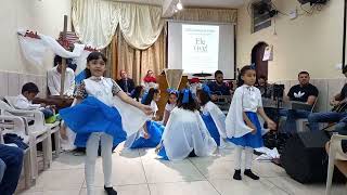 Coreografia Oh Quão  lindo esse Nome é ..ministerio de dança Sementinhas de Cristo