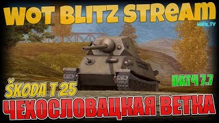 НОВАЯ ВЕТКА ЧЕХОСЛОВАКИИ / Škoda T-25 / WoT Blitz  / Wot Blitz Stream