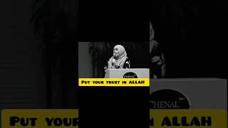 Put Your Trust in Allah - Yasmin Mogahed #shorts #youtubeshorts #yasminmogahed #islamicvideo