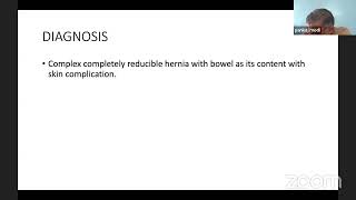 A case presentation on incisional hernia by Dr Akshay Parakhiya