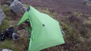 Bewcastle Fells Wildcamp in the Six Moon Designs  Lunar Solar.