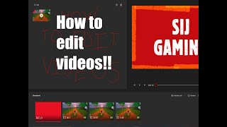 How to edit your videos for free. (Windows 10 video editor)