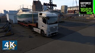 Epic Mercedes Actros vs Storm: Hauling a Luxury Yacht Across Europe! Euro Truck Simulator 2 - MozaR9