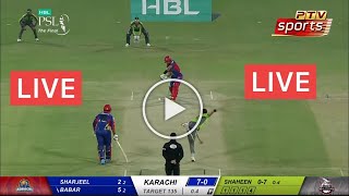 PSL Live 2021 karachi kig vs Lahore Qalanadrs today match live