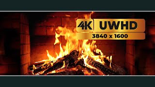 Fireplace 4K, ГОРЯЩИЙ КАМИН 4К, Заставка 2 часа, Звук огня, Потрескивание дров, Крепкий сон, Камин.