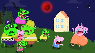 Zombie Apocalypse, Zombie Appears attack Peppa Pig's house🧟 ♀️ | Peppa Pig Funny Animation