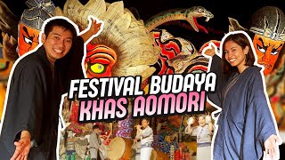 BUDAYA KHAS AOMORI TINGGINYA BELASAN METER + SHAMISEN  !! KUDANYA LUCU-LUCU!!