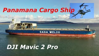 212.5m Long PANAMANA Cargo Ship On Lough Foyle