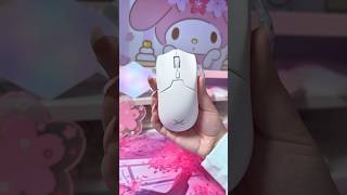 Esse mouse me surpreendeu muito 💕 #gamer #unboxing #setup #mouse #games #cute #kawaii #pinksetup