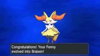 Pokemon X and Y: Fennekin and Fletchling evolve