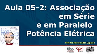 Aula 05-2: Associação de Resistores e Potência Elétrica - Prof Marcos Eder Cupaioli