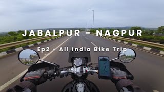 EP-02 | All India Bike Trip | Jabalpur to Nagpur (300km) on Honda CB350 | MotoVlog | Moto Adventure