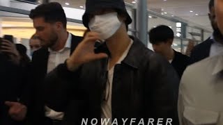 240923 Cha Eunwoo 차은우 of ASTRO 아스트로 Arrival in Paris 🇫🇷 at CDG Airport for Saint Laurent 23.09.2024