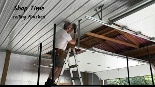 Finished the insulation and steel shop ceiling | J2Z Works