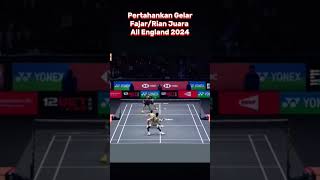 Fajar/Rian Sukses Pertahankan Gelar Juara All England 2024 #shorts #badminton #allengland2024 #bwf