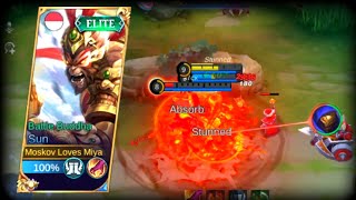 GOOD BYE PRO ALDOUS & PHARSA | 15 Kills SUN | TOP GLOBAL SUN BEST BUILD - MLBB