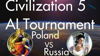 Poland vs Russia: CIV5 AI Tournament Match #5