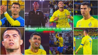 Cristiano Ronaldo Vs Al Aine 2024/ RARE CLIPS ● SCENEPACK 4K (With AE CC and TOPAZ)