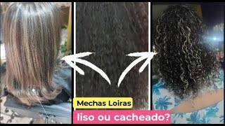 Mechas Loiro Bege em cabelos cacheados (Passo a Passo) #loiros #mechas #cachos #leled'laurents