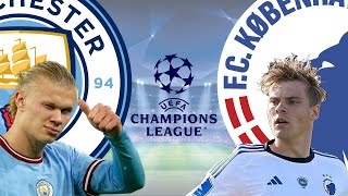 Simulating Manchester City versus FC København in the Champions League