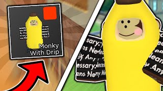 How we can get *MONKY WITH DRIP*.. (Roblox Arsenal)