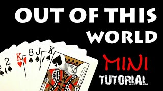 Out Of This World mini packet card trick REVEALED/awesome packet card tricks