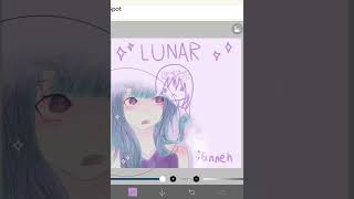 Drawing lunar from Itsfunneh!! || art by cwute #krewfanart