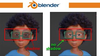 Blender How to remove shadow from Glass