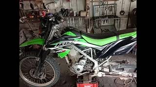 Klx 150 BF modifikasi pasang velg ring 16/19 menjadi klx 150 S