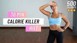 30 MIN CALORIE KILLER CARDIO HIIT WORKOUT (Full Body, No Equipment)