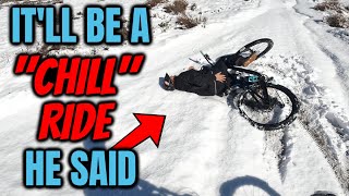 Mountain Biking During California's Blizzard | Winter Storm 2023