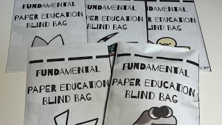 🌟Paper diy🌟Fundamental paper education blind bag tutorial!! | ASMR