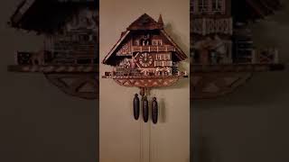 Mrs Bea 8day Cuckoo clock strikes at midnight