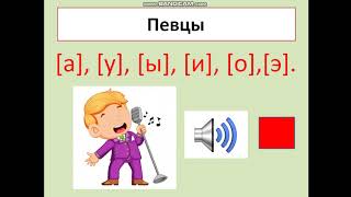 Гласные и согласные звуки. 1 класс