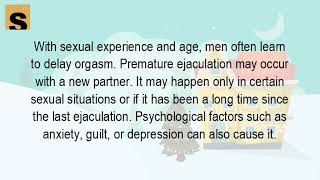 What are the causes of premature ejaculation