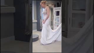 Trying on Wedding dresses!! Part 1 #wedding #weddingdress