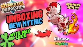 Unboxing the NEW MYTHIC KITSUNE Element! | Elemental Dungeons