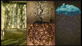 Twinkling Fairy Lights Bedroom Decoration Ideas ||  Style Your Bedroom With Fairy Lights