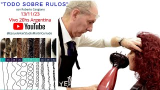 Curso GRATIS Rulos Del Cabello Roberto Cangiano - Lunes 13/11/2023 20hs Argentina #rulos #curlyhair