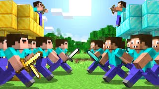 КРЕПОСТЬ НУБОВ ПРОТИВ КРЕПОСТЬ ПРО В МАЙНКРАФТ ! НУБИК И ПРО ТРОЛЛИНГ ЛОВУШКА MINECRAFT