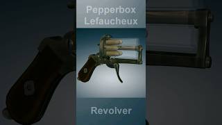 Pepperbox Lefaucheux revolver #shorts