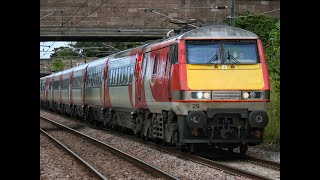 91125 passes Wallyford with 1S17 (20/07/20)