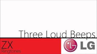 Three Loud Beeps - LG Phones