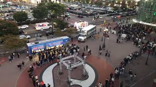 Billie Eilish fans LIVE outside Prudential Center