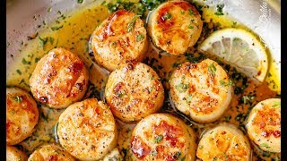 Lemon Garlic Butter Scallops